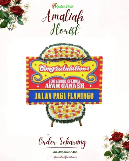 Sewa Papan Bunga Dersalam